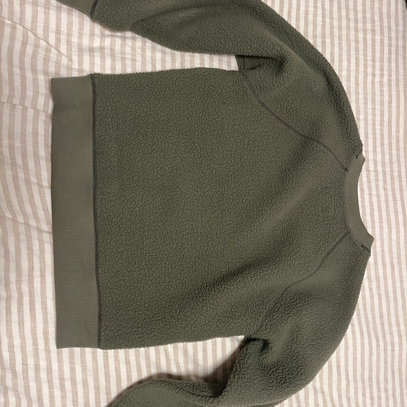 Everlane Khaki Green ReNew Sweatshirt - Picture 2 of 6